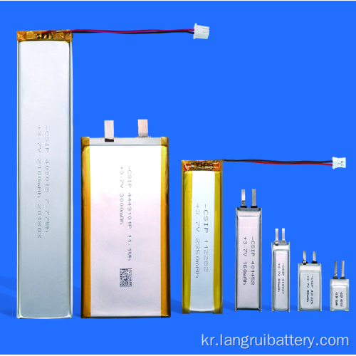 이온 배터리 3.7V 4000mAH 497588 리튬 폴리머 배터리